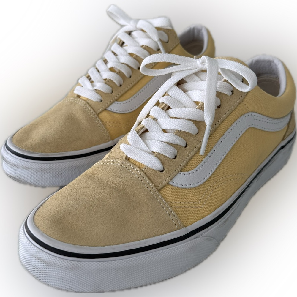 Vans Yellow and White Sneakers